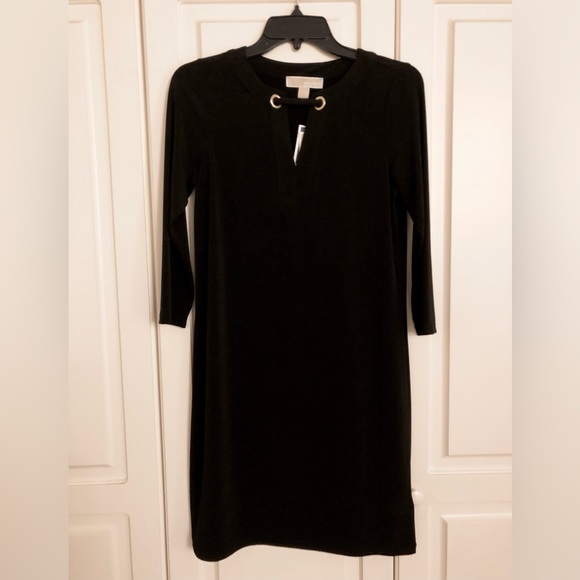 NWT Michael Kors 3/4 sleeve shift dress, XS - Picture 2 of 5